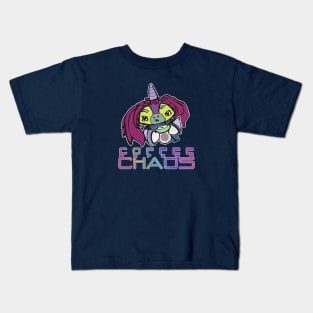 Coffee Before Chaos Unicorn Kids T-Shirt